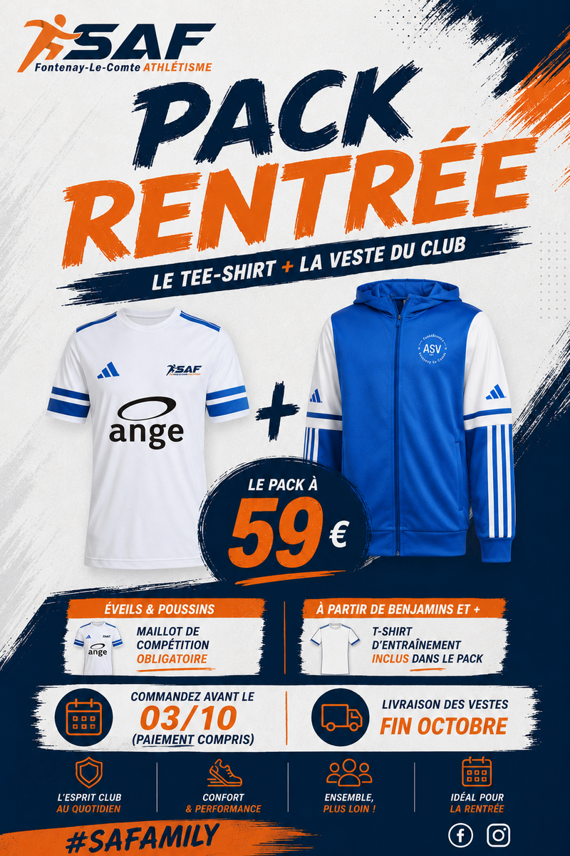 Pack rentrée (veste + tshirt)