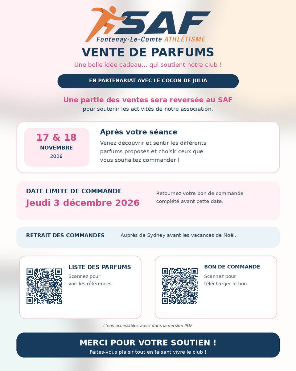 Vente de parfums