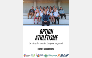Option Athlétisme
