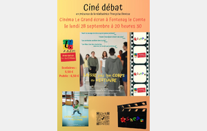 Diffusion du film "ne laisse pas ton corps au vestiaire"