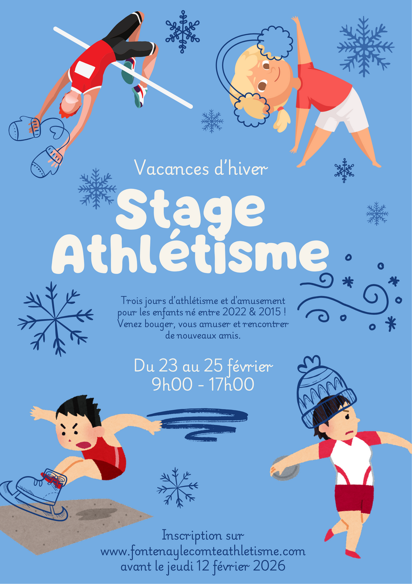 Stage février (enfants nés entre 2022 et 2015)