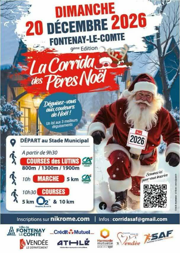 Corrida des pères Noël