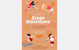 Stage février (enfants nés entre 2014 et 2009)