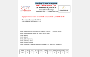 Meeting ½ fond et steeple