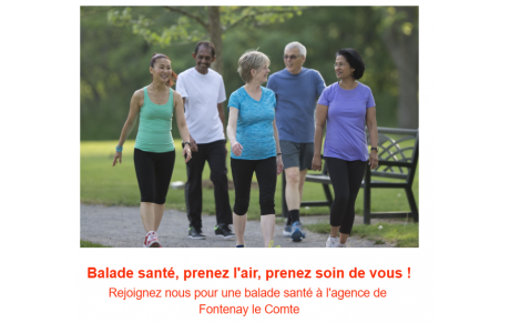 Balade santé, prenez l'air, prenez soin de vous - Fontenay Le Comte