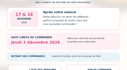Vente de parfums
